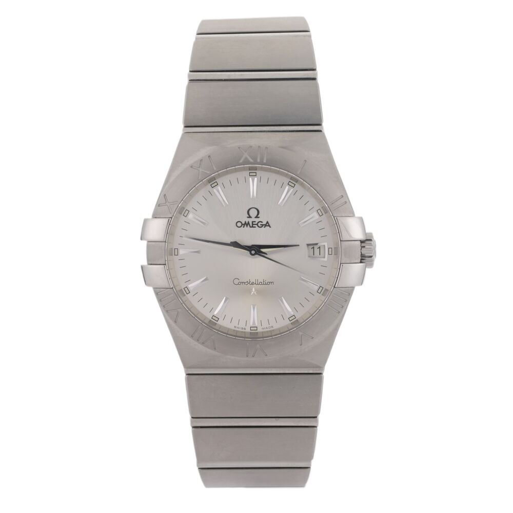 Omega Constellation 123.10.35.60.02.001 35mm Men's Watch W/ Box, Card, Manual